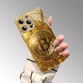 Golden Bitcoin Pattern Golden