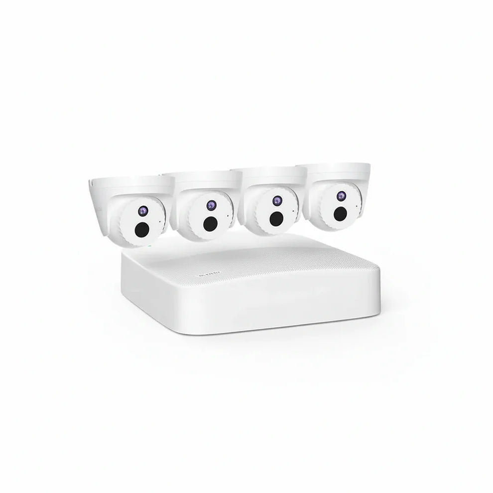 Tenda K4P-4CR 4-Channel PoE HD Dome NVR Video Security Kit