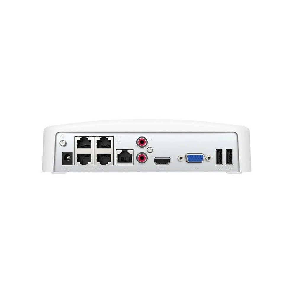 Tenda K4P-4TR 4-Channel PoE HD NVR Video Security Kit with 4x 4MP Cameras