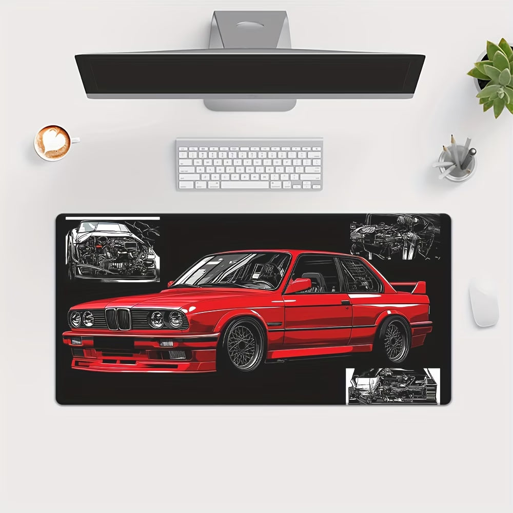 Red Sports Car BMW 325is